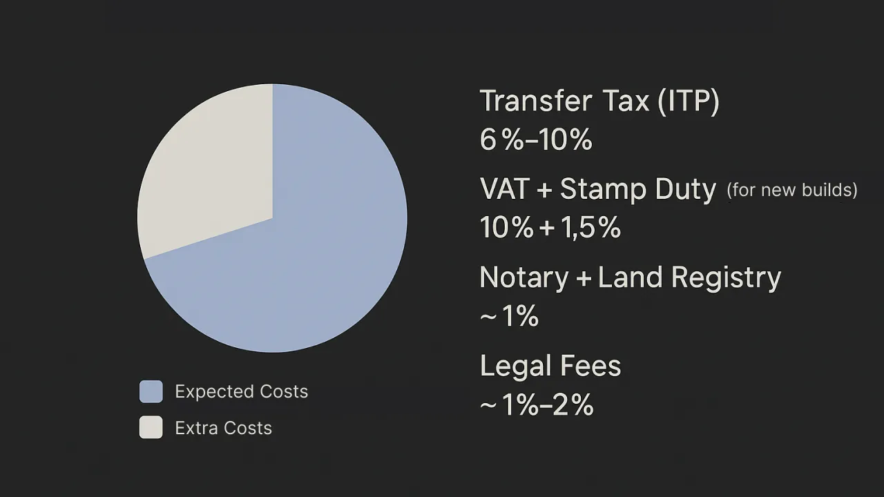 Expected costs vs real costs of a property in Mallorca